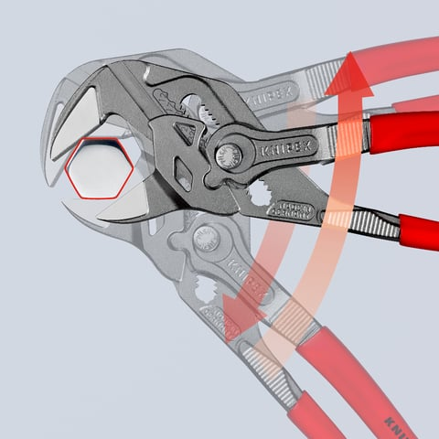 KNIPEX 86 01 250 Sleuteltang ..et anti-slip kunststof bekle