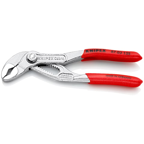 KNIPEX 87 03 125 Waterpomptang ..of bekleed verchroomd 125 mm