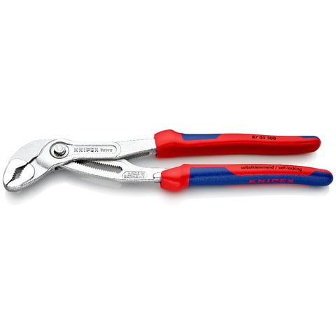 KNIPEX 87 05 300 Waterpomptang ..ntengrepen verchroomd 300 mm