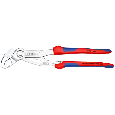 KNIPEX 87 05 300 Waterpomptang ..ntengrepen verchroomd 300 mm