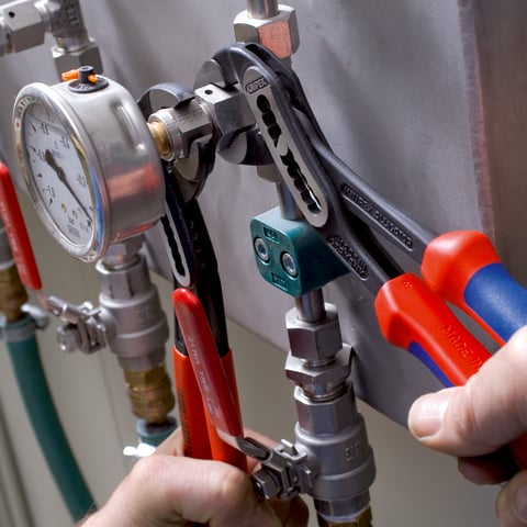 KNIPEX 88 02 300 Waterpomptang .. zwart geatramenteerd 300 mm