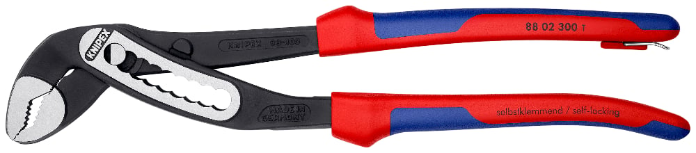 KNIPEX 88 02 300 Waterpomptang .. zwart geatramenteerd 300 mm
