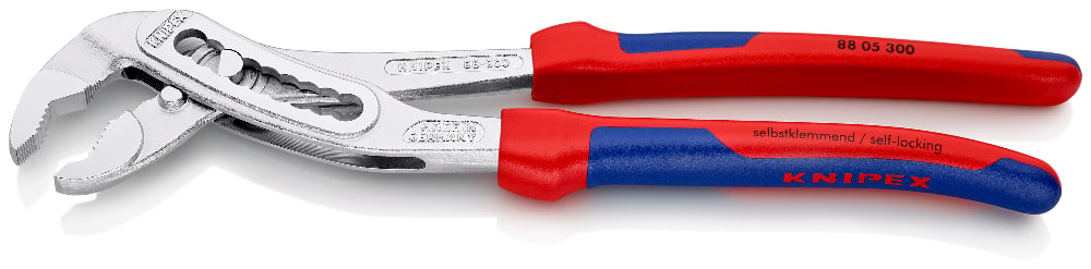 KNIPEX 88 05 300 Waterpomptang ..ntengrepen verchroomd 300 mm