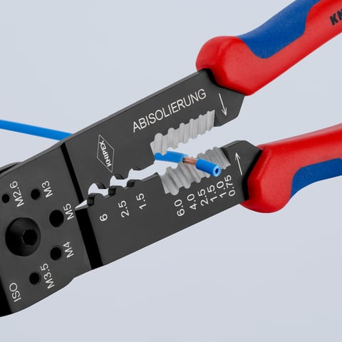 KNIPEX 97 32 240 Krimptang ..engrepen zwart gelakt 240 mm