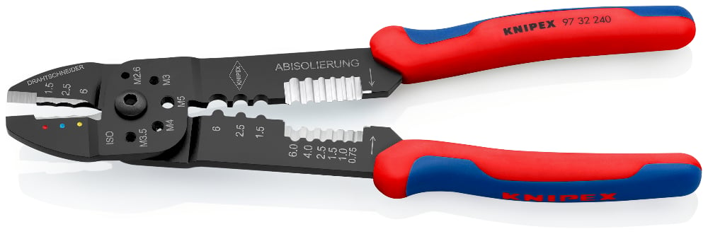 KNIPEX 97 32 240 Krimptang ..engrepen zwart gelakt 240 mm