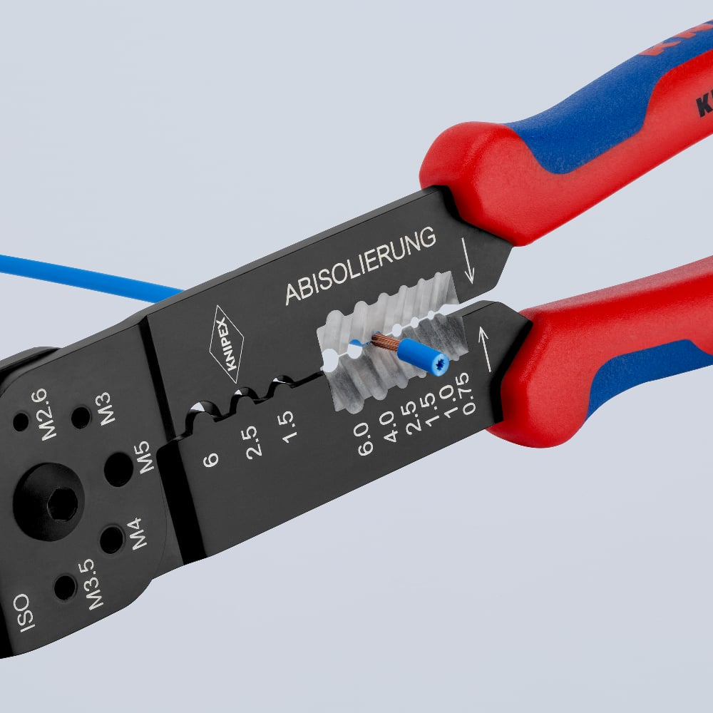 KNIPEX 97 32 240 Krimptang ..engrepen zwart gelakt 240 mm
