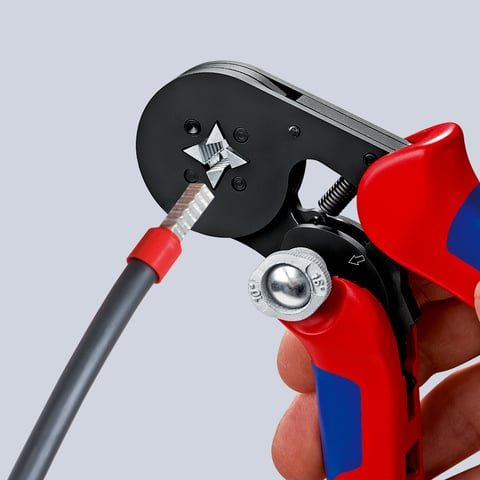 KNIPEX 97 53 04 Krimptang ..voering met meer-componenten