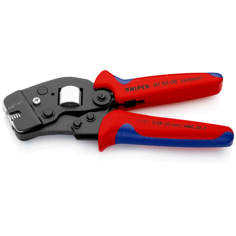 KNIPEX 97 53 08 Krimptang ..voering met meer-componenten