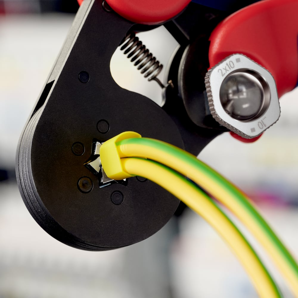 KNIPEX 97 53 14 Krimptang ..voering met meer-componenten
