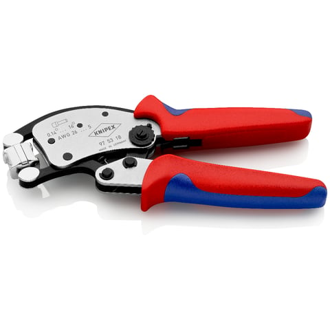 KNIPEX 97 53 18 Krimptang ..n met draaibare krimpkop met