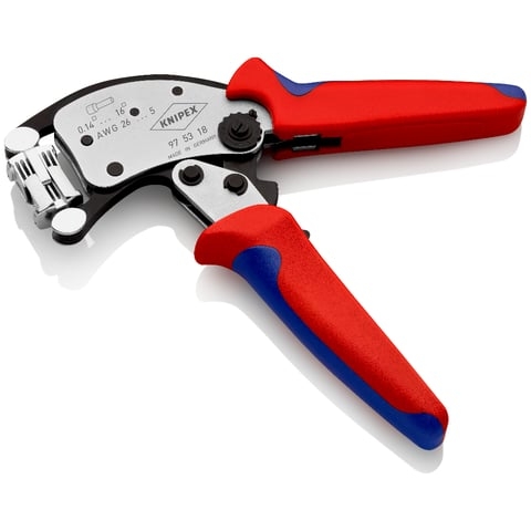 KNIPEX 97 53 18 Krimptang ..n met draaibare krimpkop met