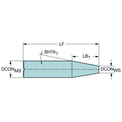 Sandvik Coromant AE25-A32-CS-075Cilindrische schacht naar Coromant EH-adapter