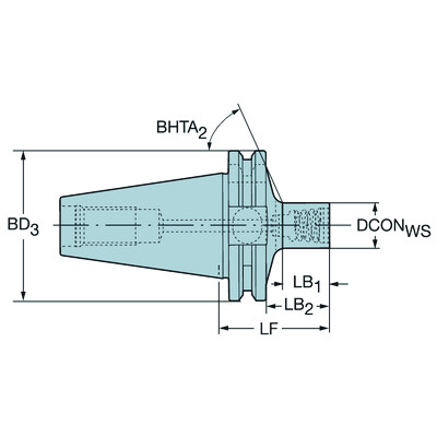Sandvik Coromant 392.55EH-40 12 054MAS-BT 403 naar Coromant EH-adapter