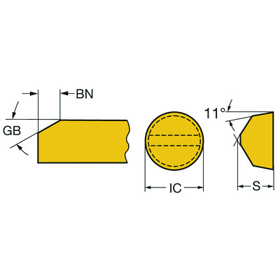 Sandvik Coromant RPGX120700T01020 6060T-Max, wisselplaat voor draaien