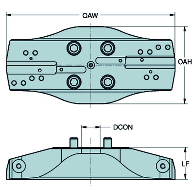 Sandvik Coromant A40-RXLS24-AM2 062Doorn naar CoroBore XL brug