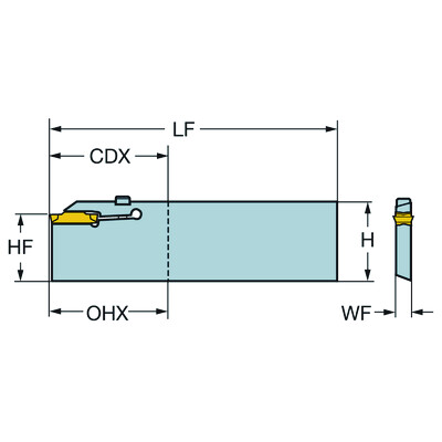 Sandvik Coromant RF123M120-93B1CoroCut 1-2, afsteekblad