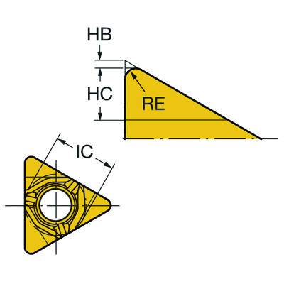 Sandvik Coromant 266LG-160000-300-BG H13ACoroThread 266, hardmetalen blank