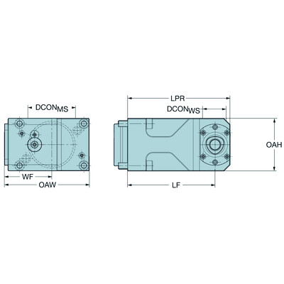 Sandvik Coromant C5-TLI-MS60AHandmatige opspaneenheid voor Mori Seiki machines