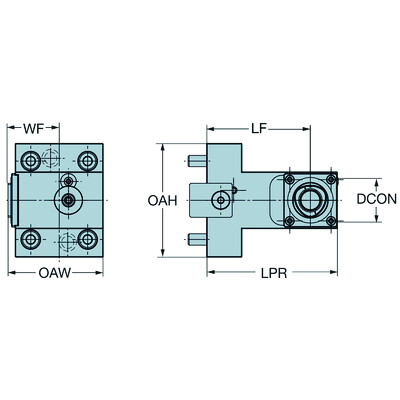 Sandvik Coromant C4-TLI-NA55AHandmatige opspaneenheid voor Nakamura Tome machines