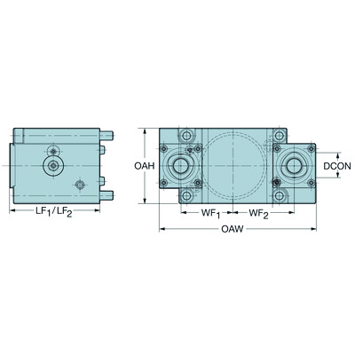 Sandvik Coromant C4-TRE-NA55A-DTHandmatige opspaneenheid voor Nakamura Tome machines