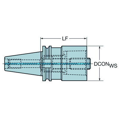 Sandvik Coromant C10-A390.544-50 140BIG-PLUS CAT-V naar Coromant Capto adapter