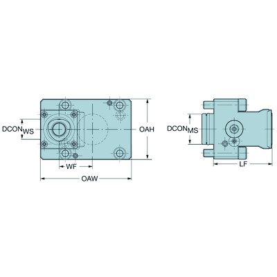 Sandvik Coromant C5-TRE-MZ80AHandmatige opspaneenheid voor Mazak machines