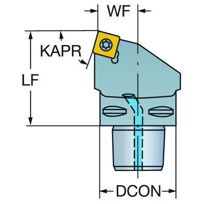 Sandvik Coromant C10-SSRBL-58110-38CoroTurn 107, snijeenheid voor draaien