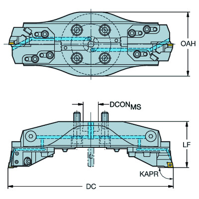 Sandvik Coromant 820-460TC22CoroBore 820 XL voorkottergereedschap