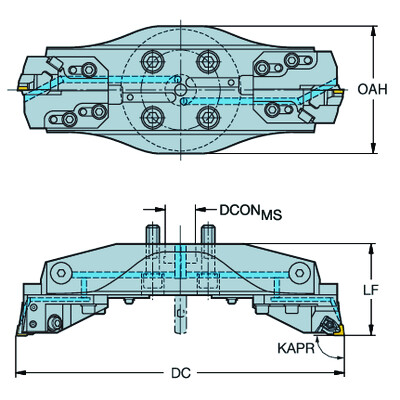 Sandvik Coromant 820-460CN19CoroBore 820 XL voorkottergereedschap
