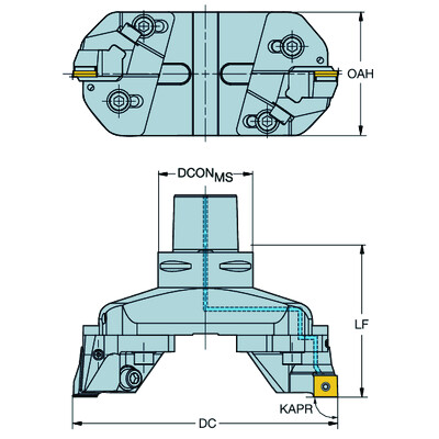 Sandvik Coromant 820-300SP18-C10CoroBore 820 XL voorkottergereedschap