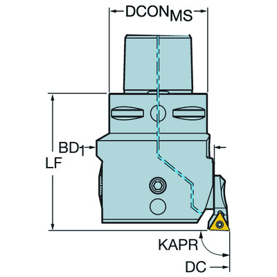 Sandvik Coromant 825-56TC09-C4CoroBore 825 fijnkottergereedschap
