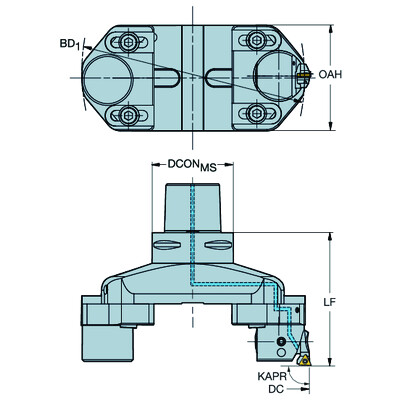 Sandvik Coromant 825-265TC11-C8CoroBore 825 XL fijnkottergereedschap