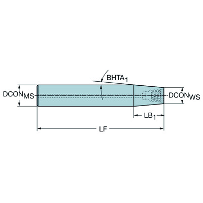 Sandvik Coromant EH20-A32-CE-175Cilindrische schacht naar Coromant EH-adapter