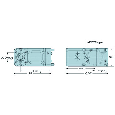 Sandvik Coromant C5-TLI-MS60A-DEHandmatige opspaneenheid voor Mori Seiki machines