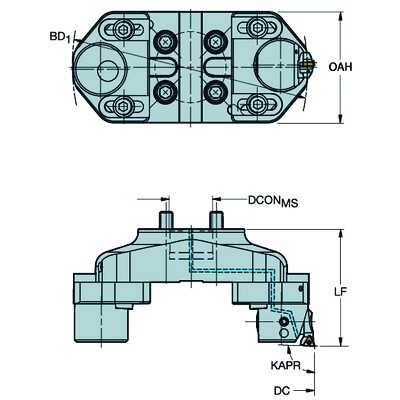 Sandvik Coromant 825L-265TC11CoroBore 825 XL lichtgewicht fijnkottergereedschap