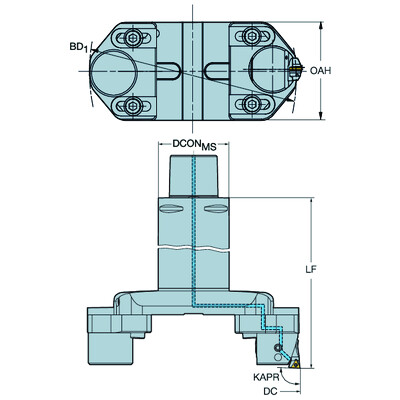 Sandvik Coromant 825L-315TC11-C8CoroBore 825 XL lichtgewicht fijnkottergereedschap