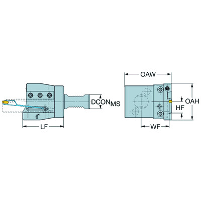 Sandvik Coromant APBL-VDI30-25-HP