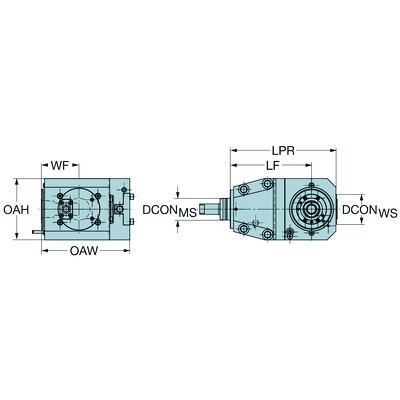 Sandvik Coromant C5-DNI-MZ-F-EAangedreven gereedschapshouder voor Mazak-machines
