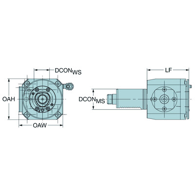 Sandvik Coromant C4-DNE-MZ40X-EAangedreven gereedschapshouder voor Mazak-machines