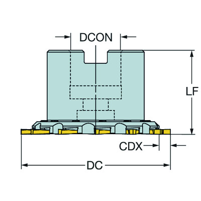 Sandvik Coromant 161-080Q27-3CoroMill 161, tandwielfrees