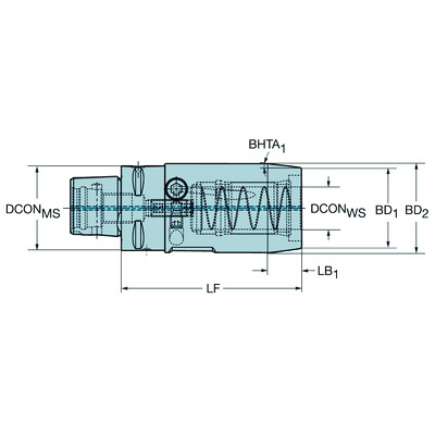 Sandvik Coromant 930-C3-S-12-074Coromant Capto naar CoroChuck 930