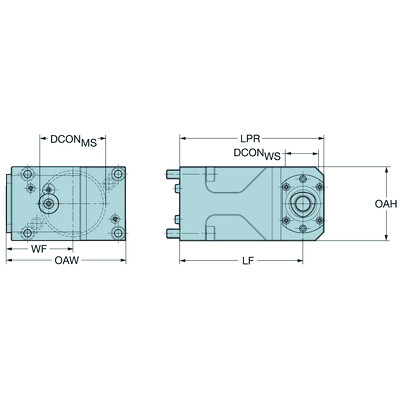 Sandvik Coromant C4-TLI-MZ68CHandmatige opspaneenheid voor Mazak machines
