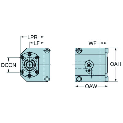 Sandvik Coromant C4-TLE-FJ-AHandmatige opspaneenheid voor Fuji Corporation machines