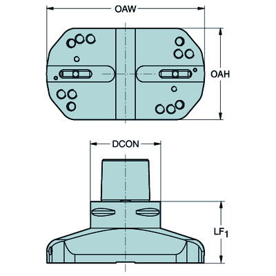 Sandvik Coromant C8-R822XLS17-AM070Coromant Capto naar CoroBore XL gereedschapsbody