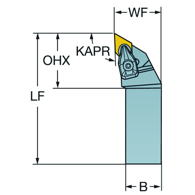 Sandvik Coromant CDJNR 164D-4T-Max, schachtgereedschap voor draaien