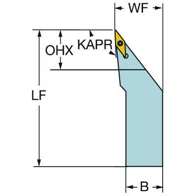 Sandvik Coromant SVJBL 12 2BCoroTurn 107, schachtgereedschap voor draaien