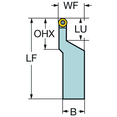 Sandvik Coromant SRSCR 24 4ECoroTurn 107, schachtgereedschap voor draaien