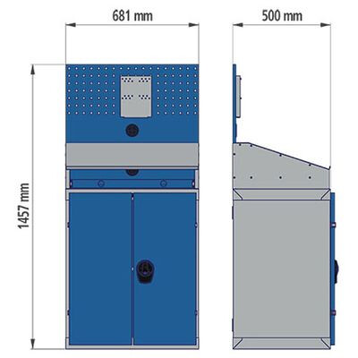 BEDRUNKA 04.680.C125oRA Computer kast