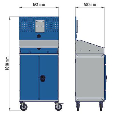 BEDRUNKA 04.680.C125A Computer kast