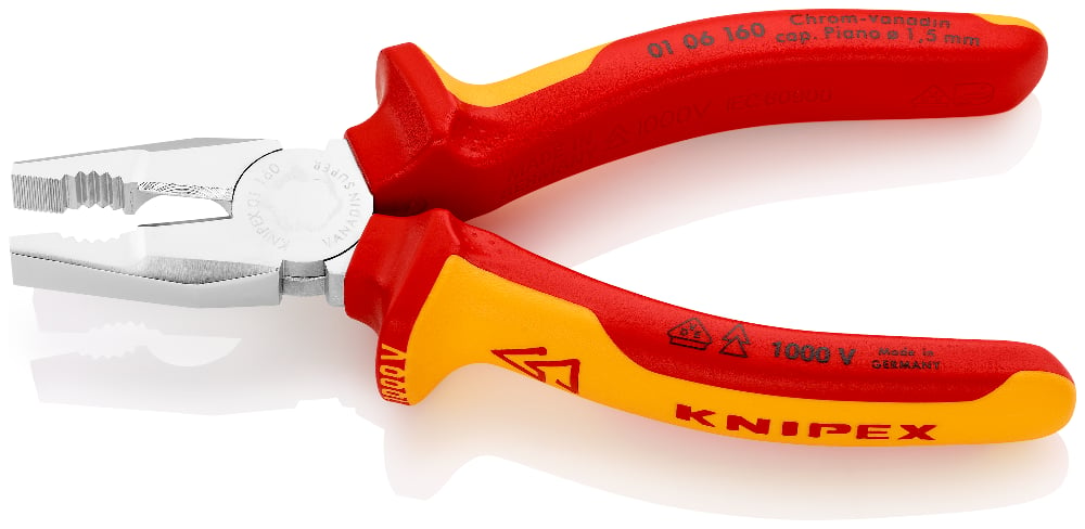 KNIPEX 01 06 160 VDE COMB.TANG
